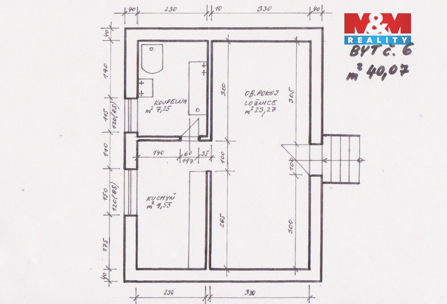 Pronájem bytu 1+1 40 m² - foto 4