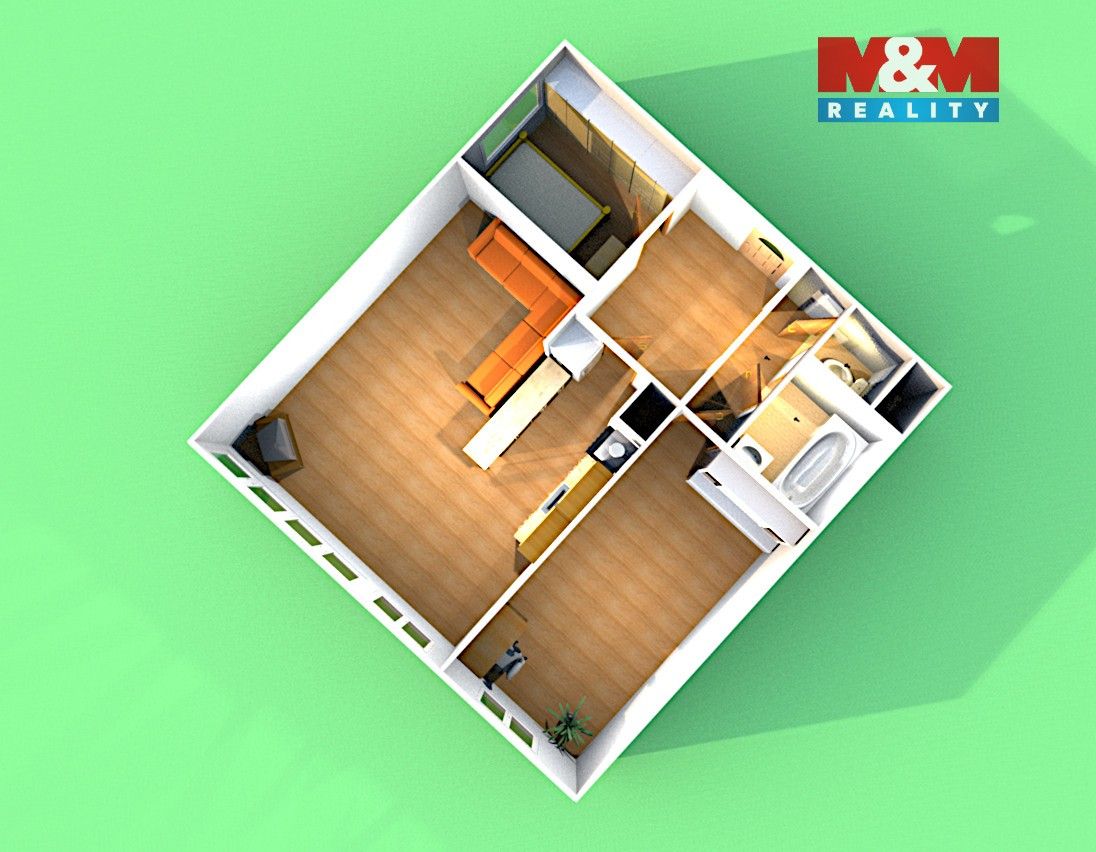 Pronájem bytu 3+kk 63 m² - foto 5