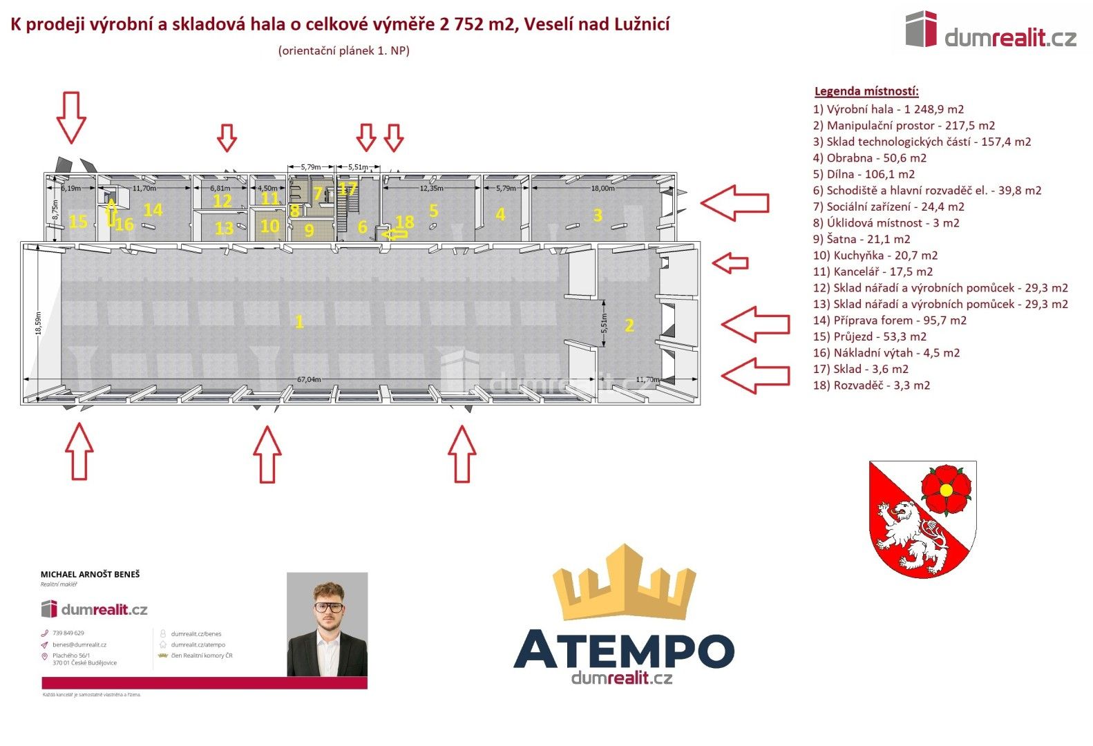 Prodej komerčního prostoru 2752 m² - foto 3