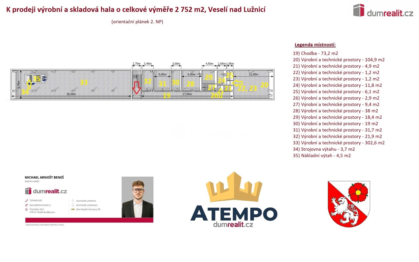 Prodej komerčního prostoru 2752 m² - foto 9
