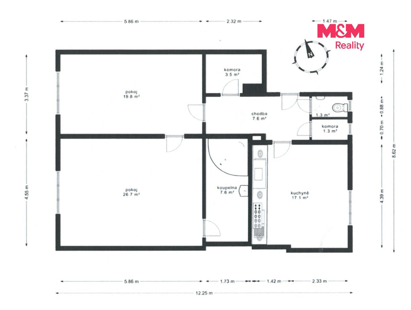 Prodej bytu 2+1 89 m² - foto 22