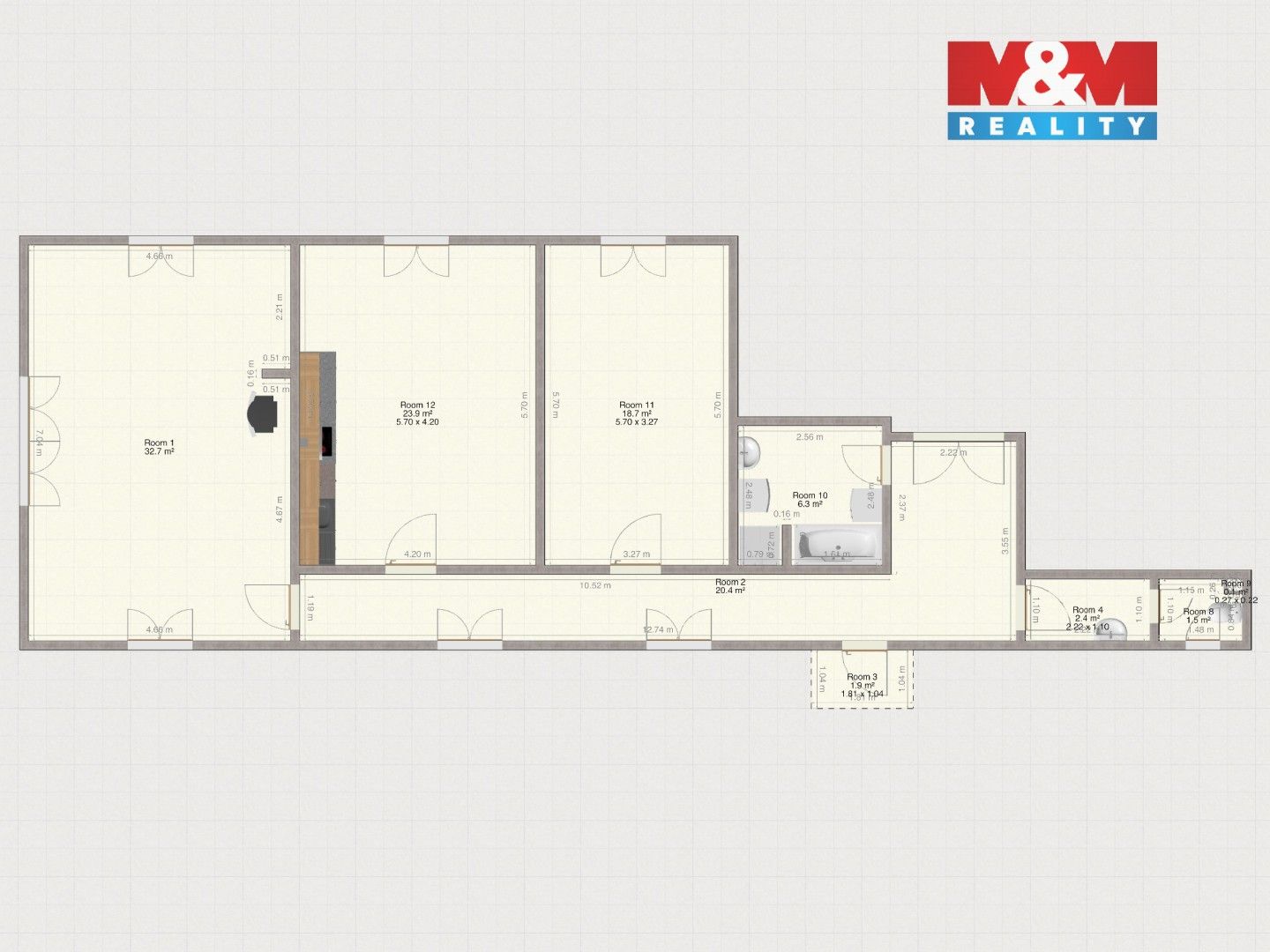 Pronájem bytu 3+kk 107 m² - foto 22