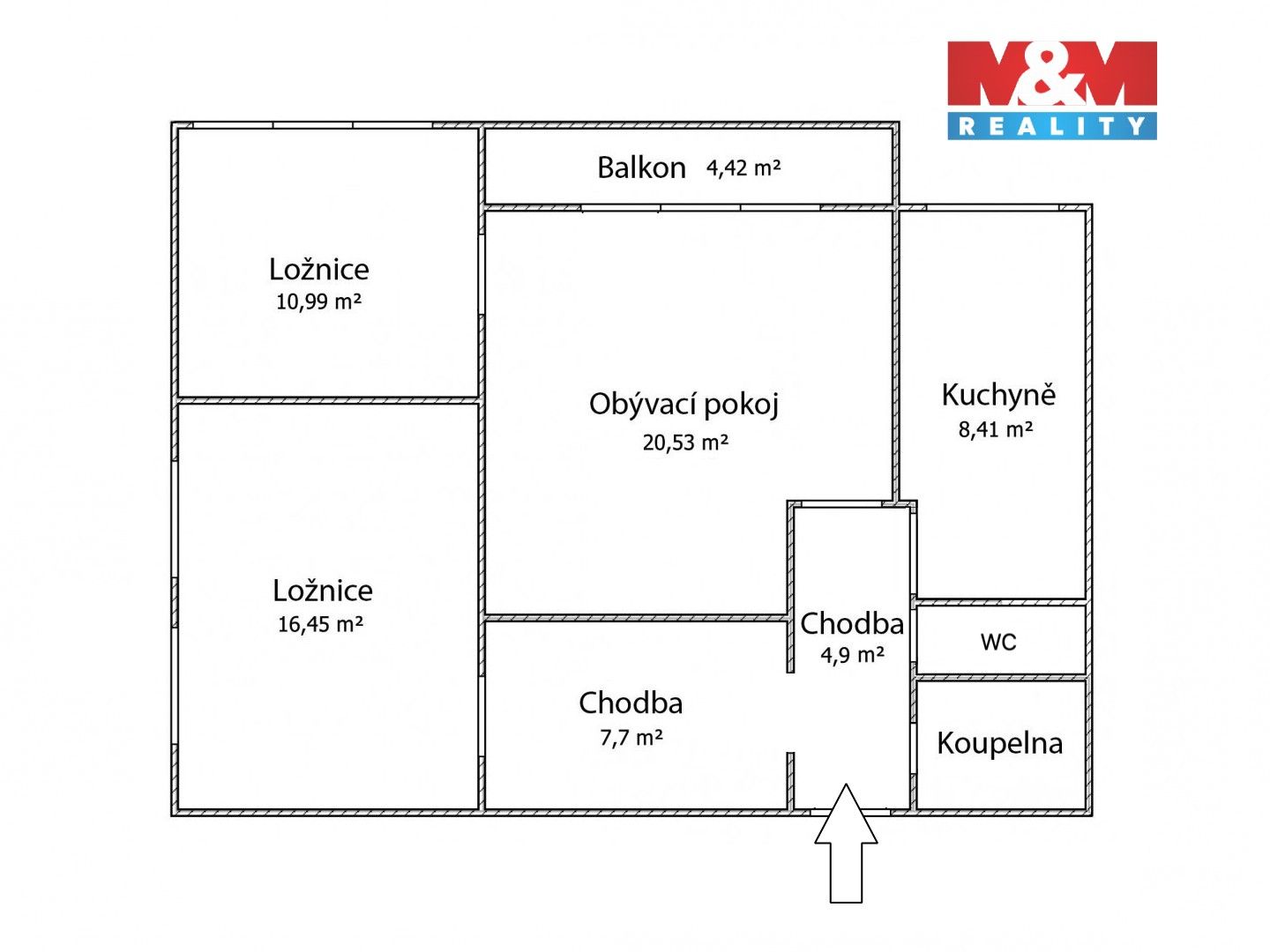 Prodej bytu 3+1 78 m² - foto 18