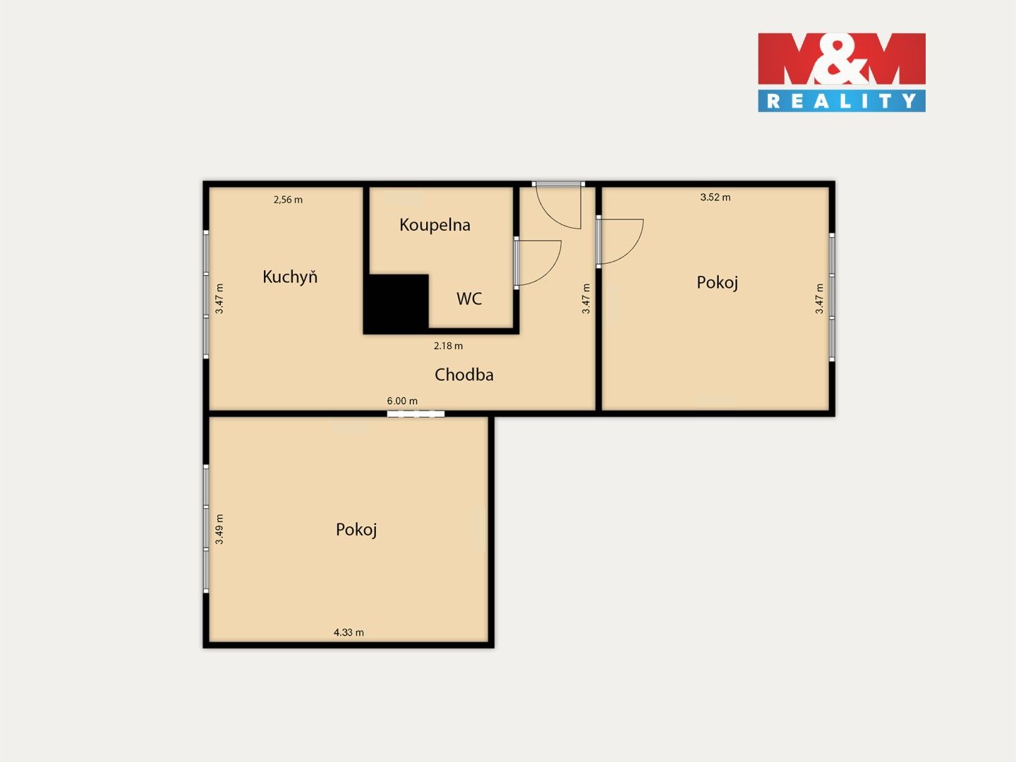 Prodej bytu 2+1 51 m² - foto 18