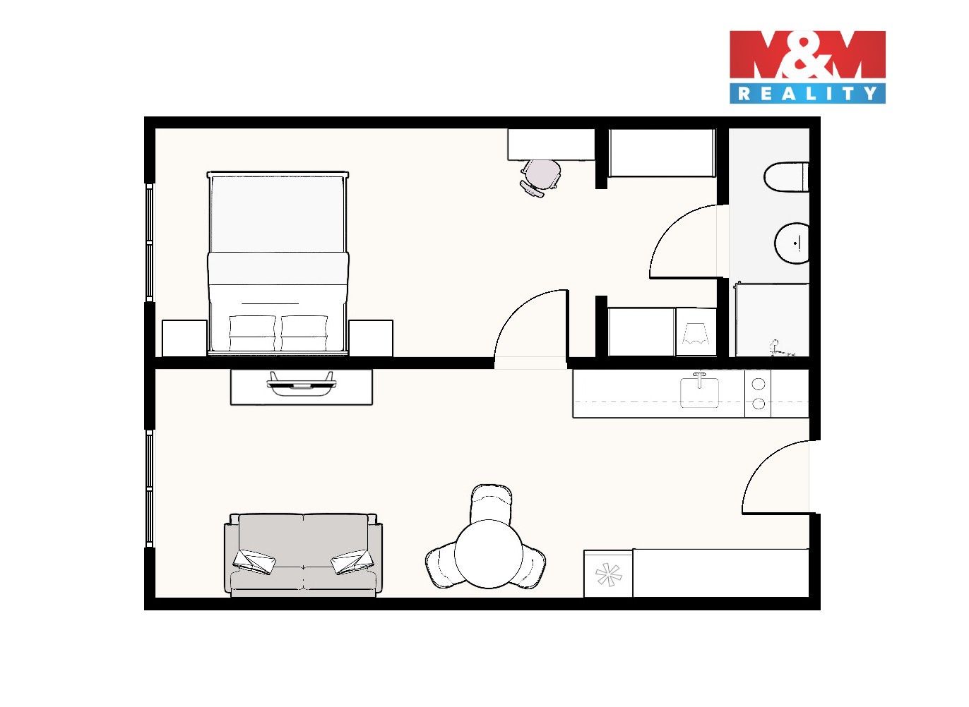 Prodej bytu 2+kk 46 m² - foto 12