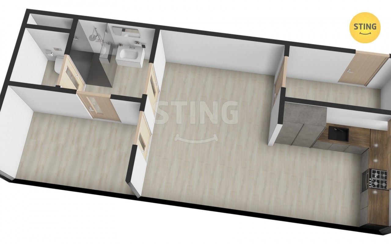 Prodej bytu 2+kk 45 m² - foto 3