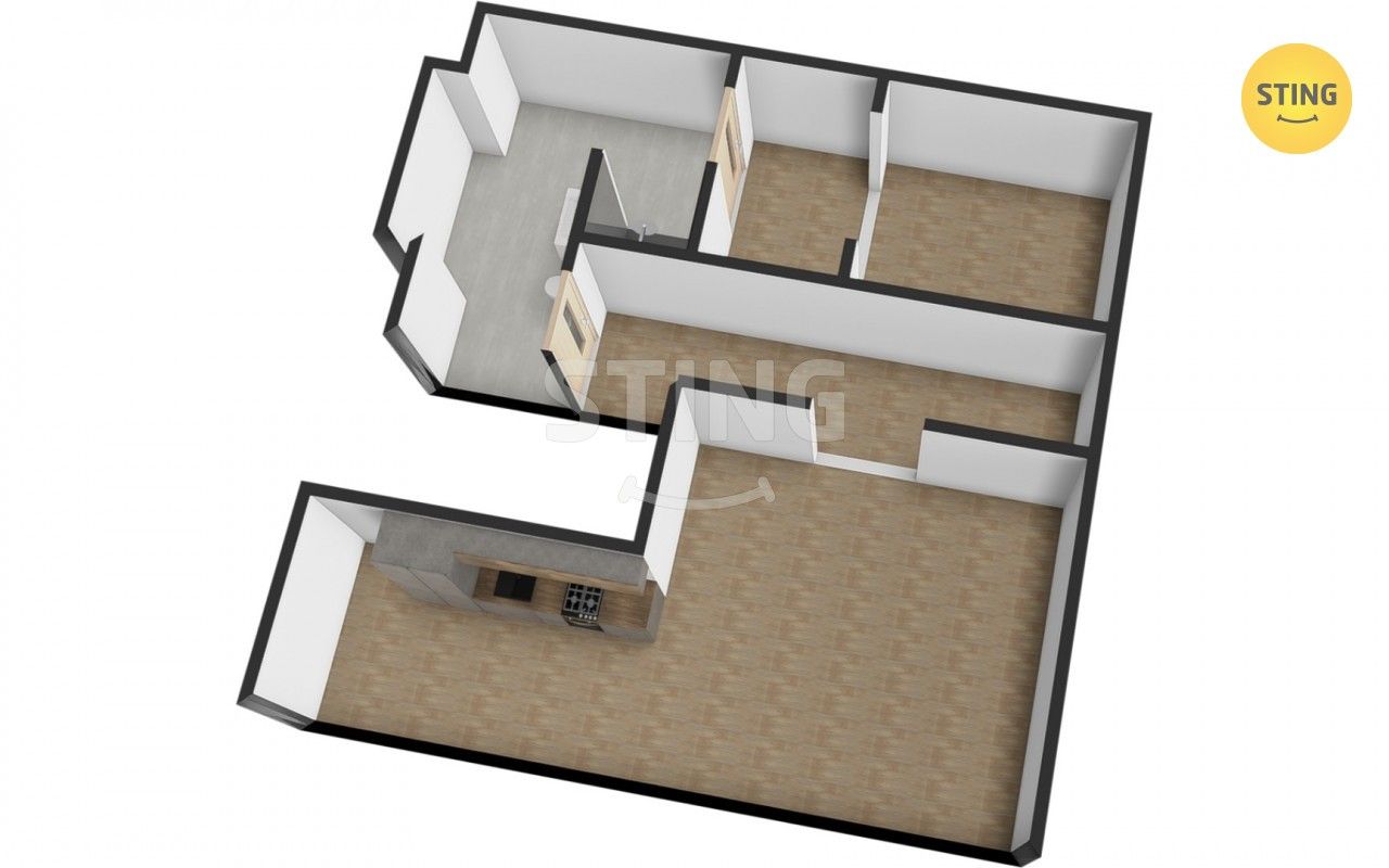 Prodej bytu 2+kk 44 m² - foto 3