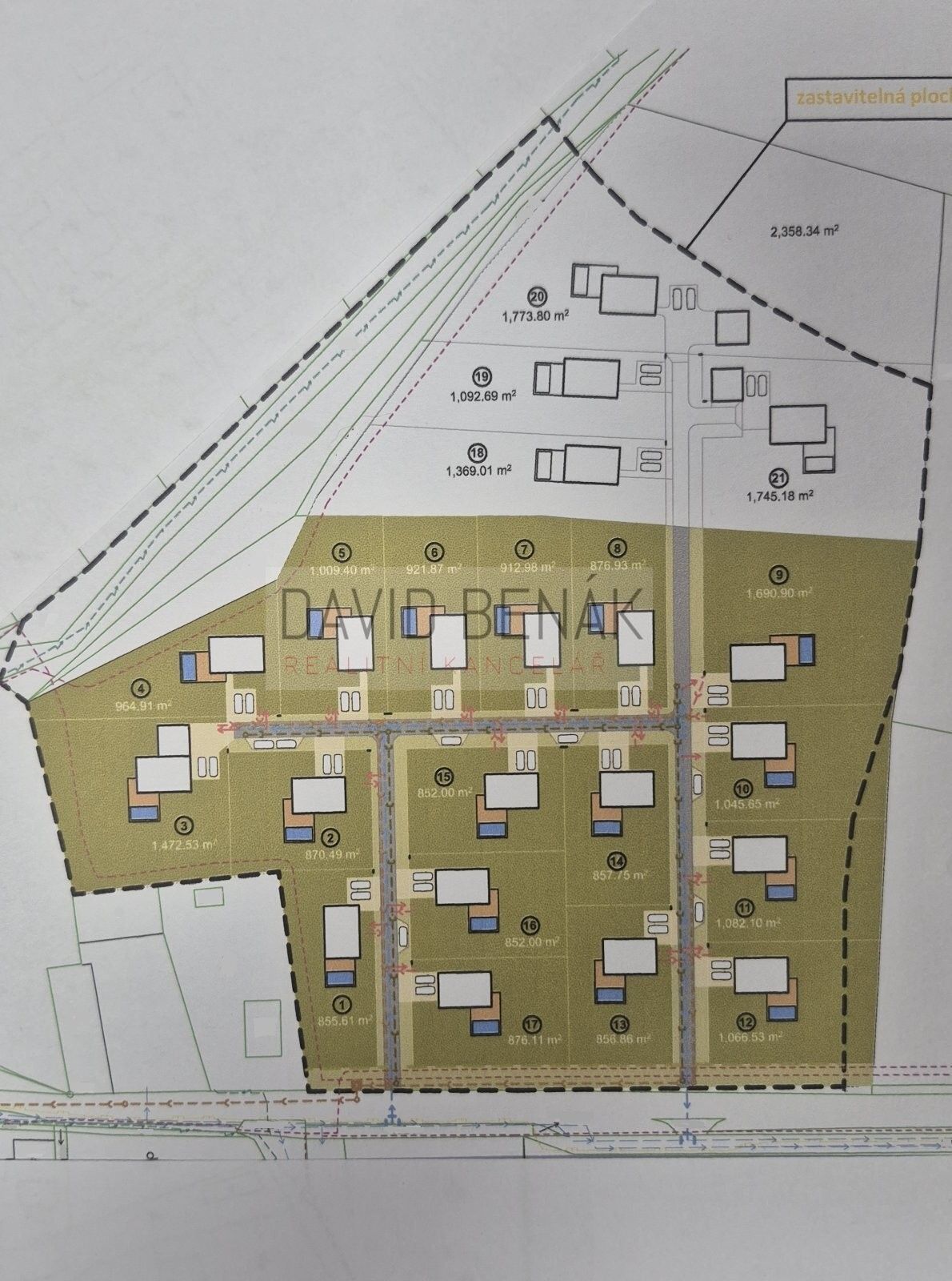 Prodej pozemku 850 m² - foto 4