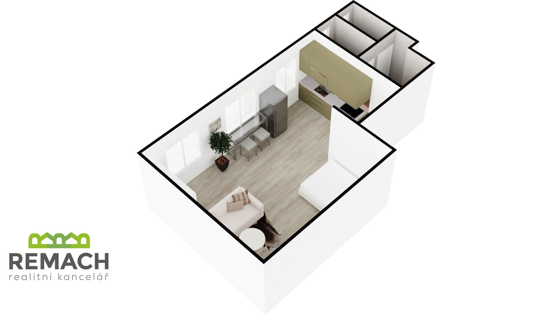Pronájem bytu 1+kk 38 m² - foto 11