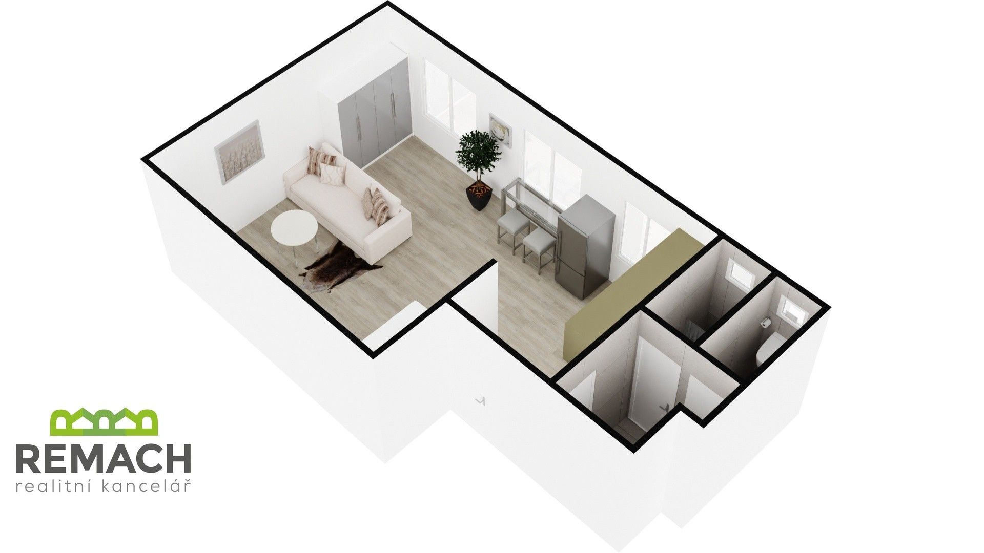 Pronájem bytu 1+kk 38 m² - foto 9