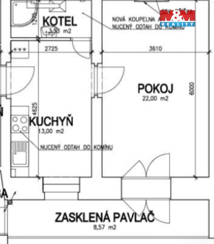 Pronájem bytu 2+kk 49 m² - foto 11