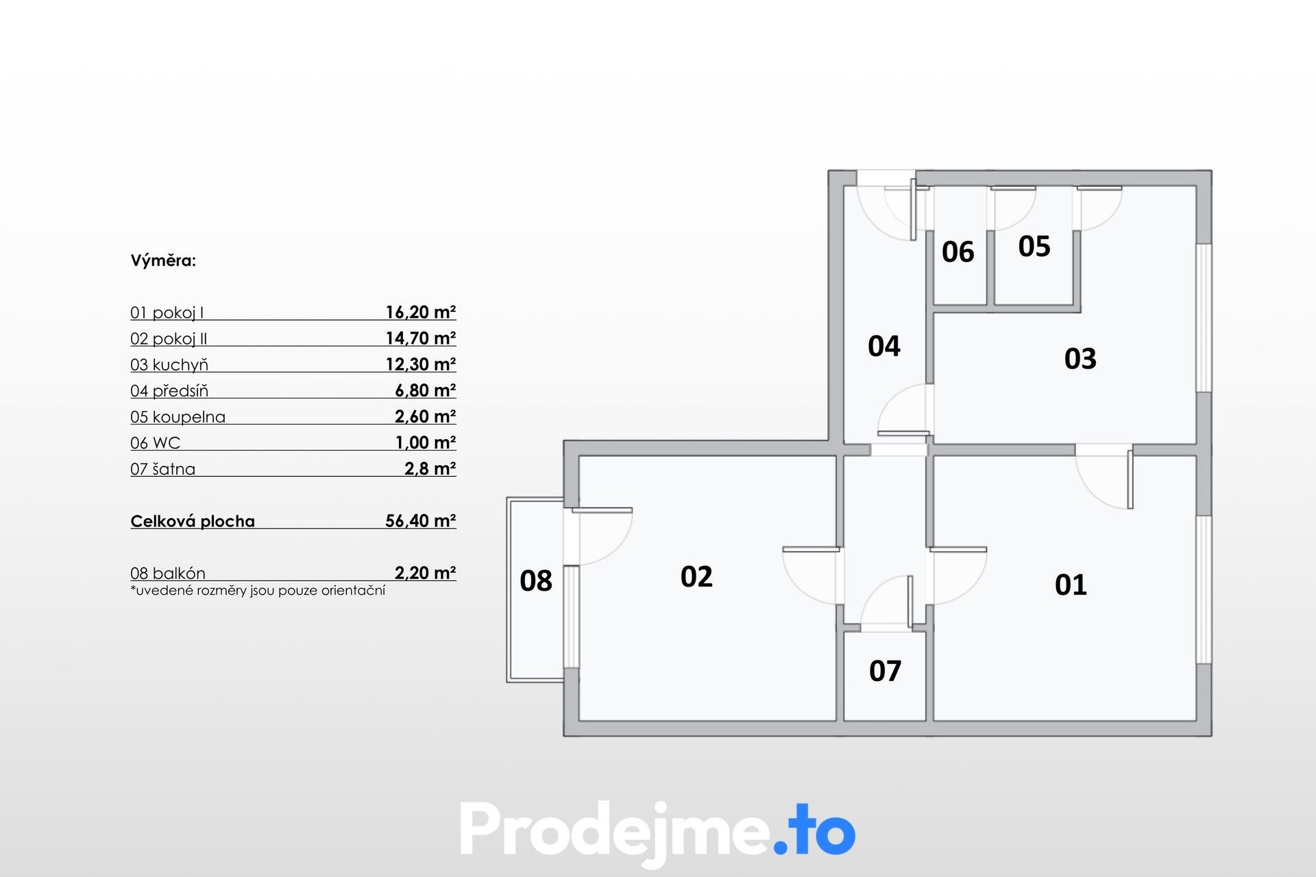Prodej bytu 2+1 56 m² - foto 19