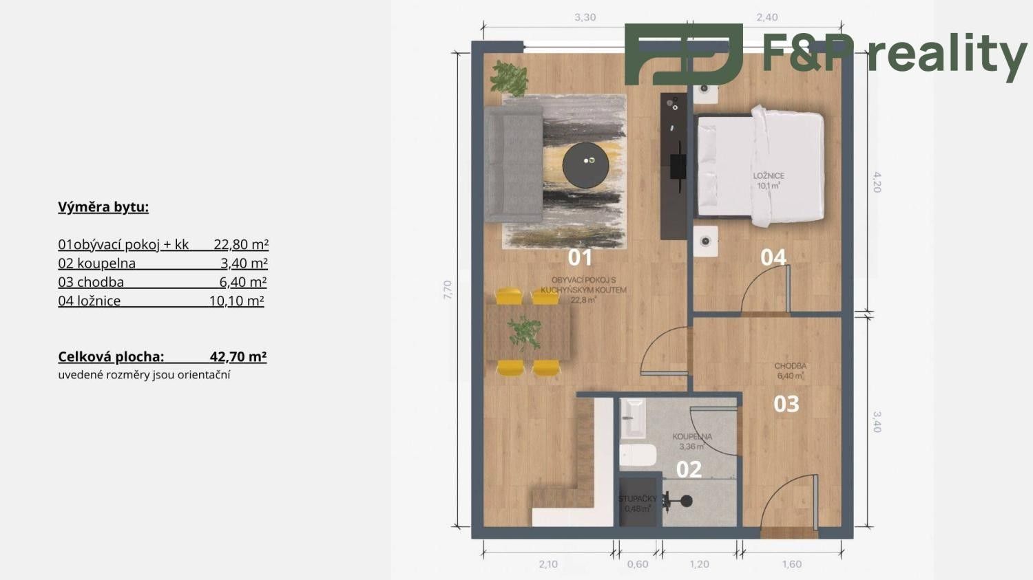 Prodej bytu 2+kk 43 m² - foto 23
