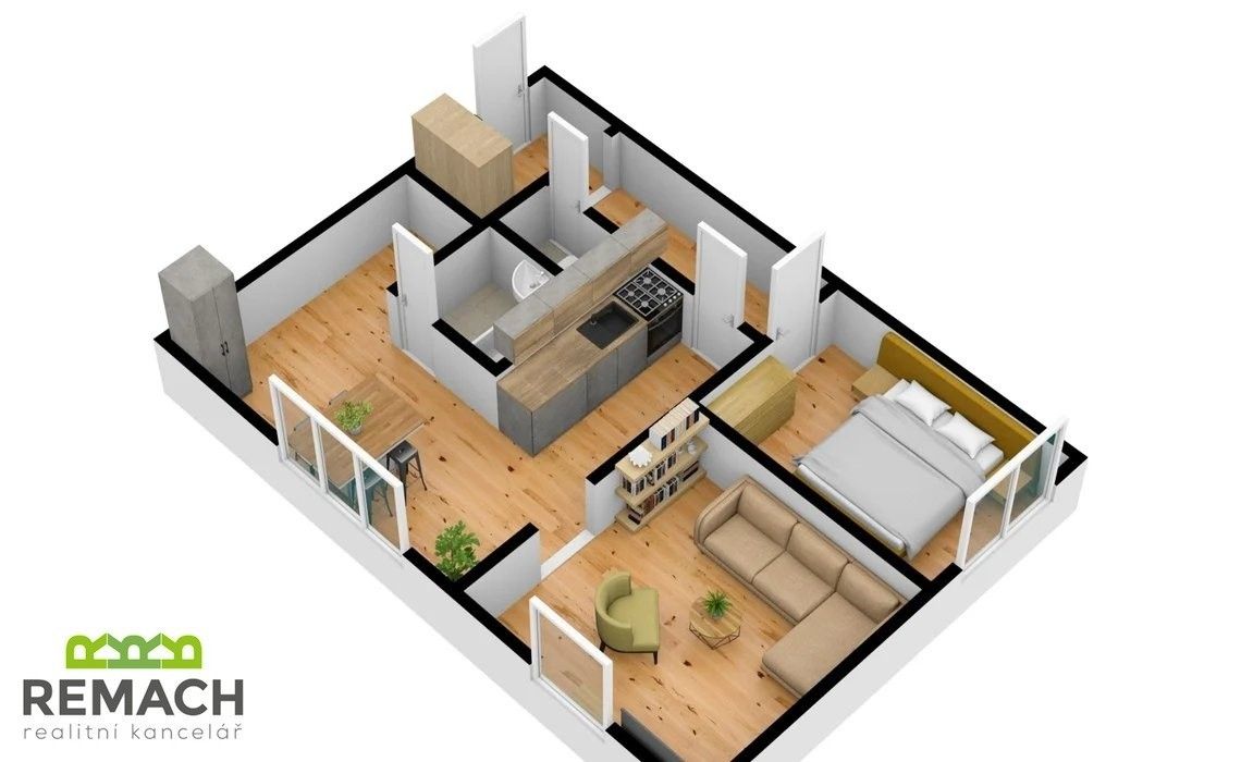 Prodej bytu 2+1 44 m² - foto 9