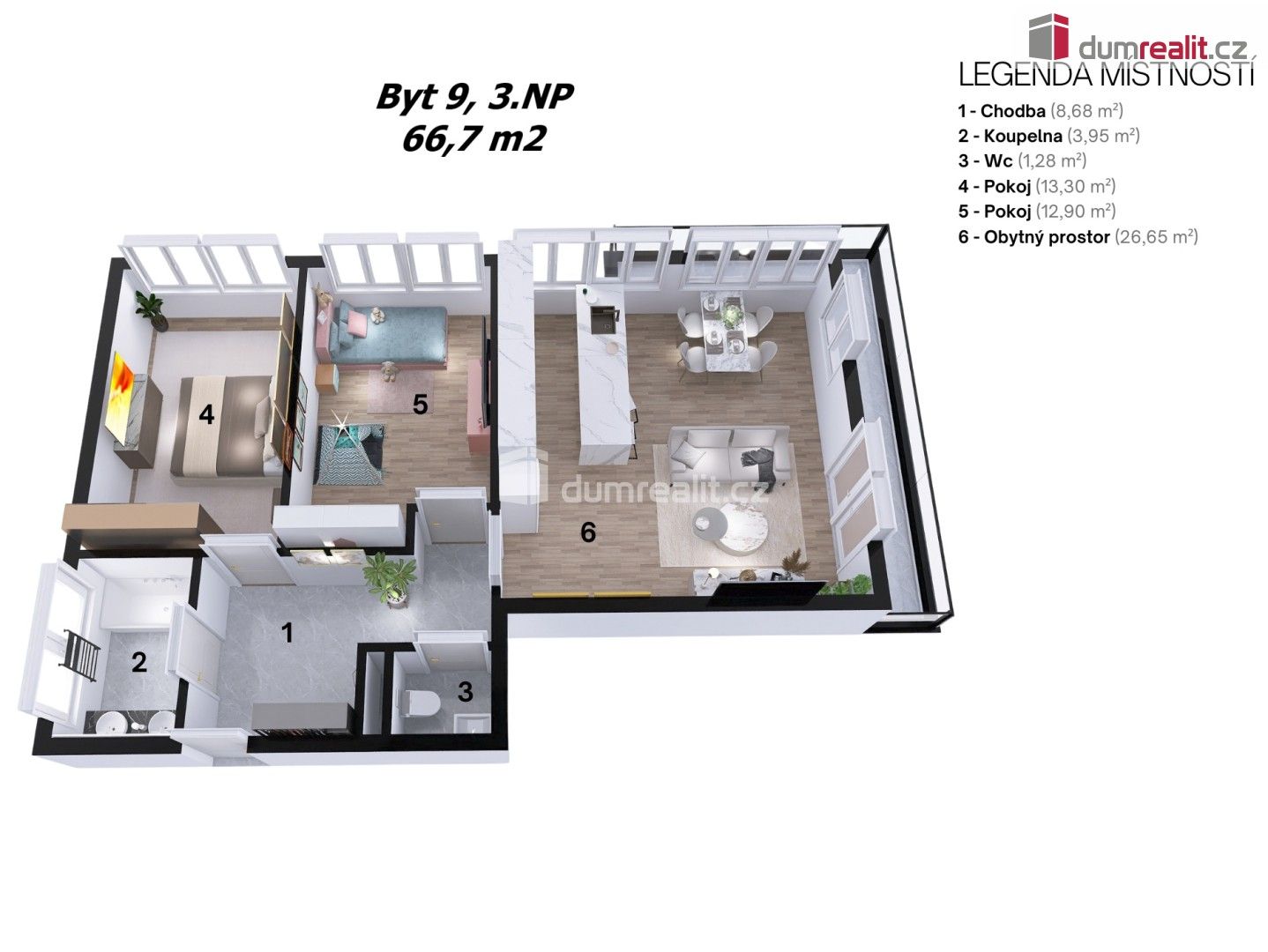 Prodej bytu 3+kk 66 m² - foto 7