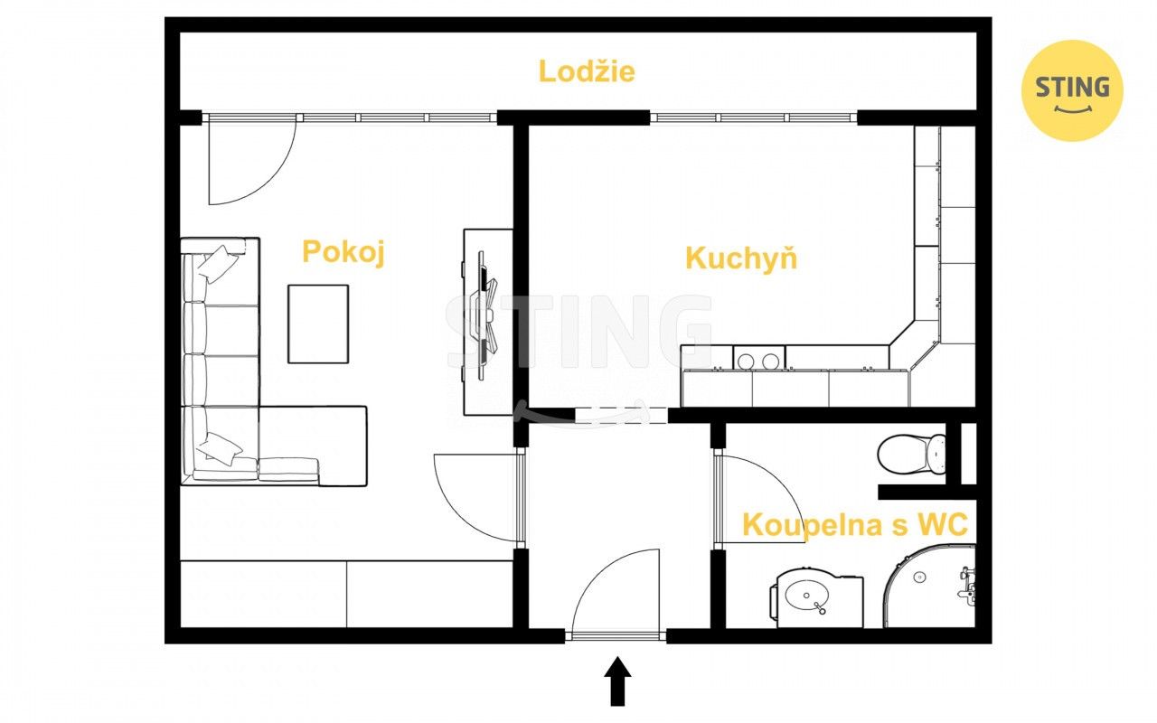 Prodej bytu 1+1 45 m² - foto 13