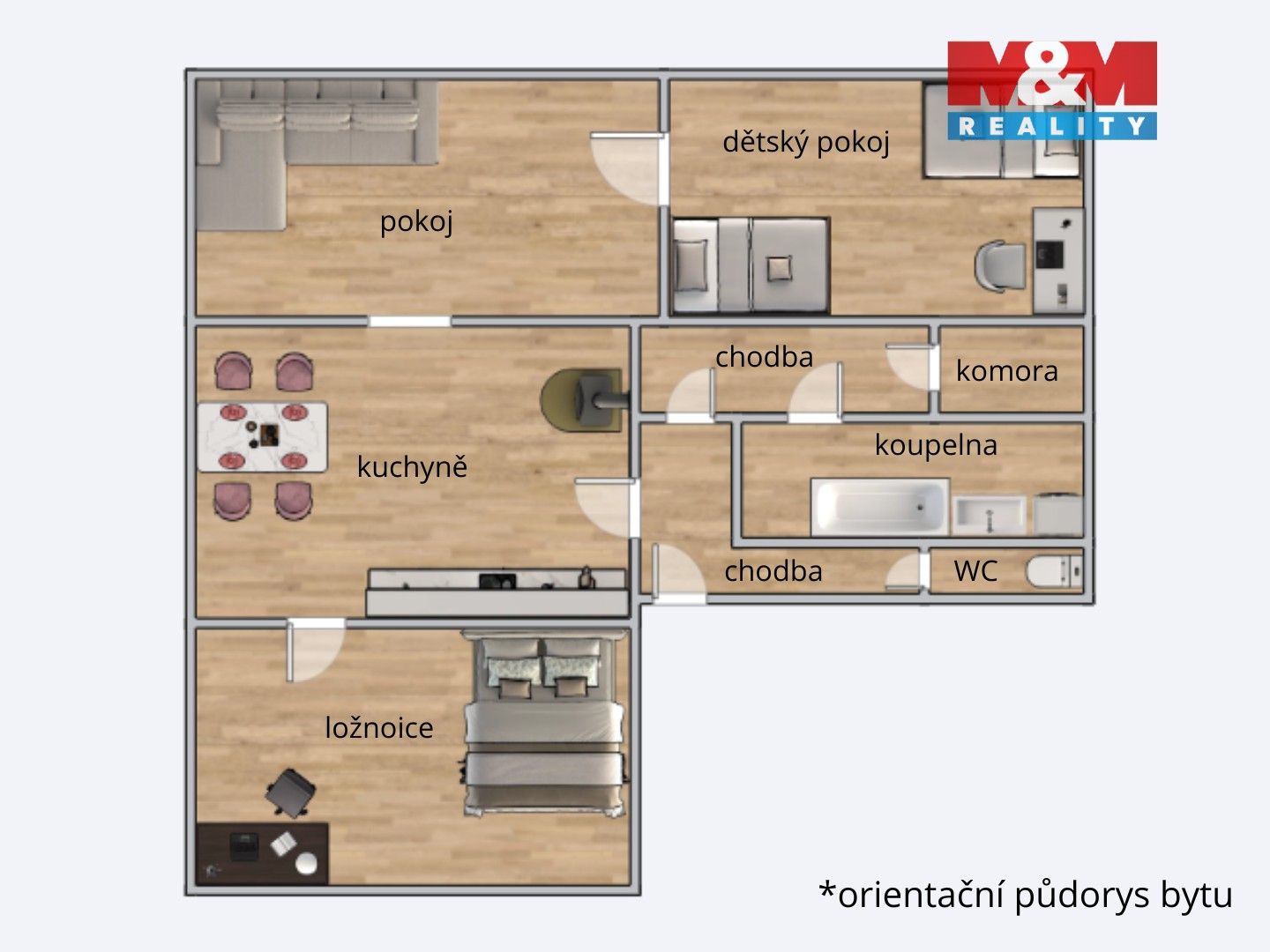 Prodej bytu 3+1 96 m² - foto 22