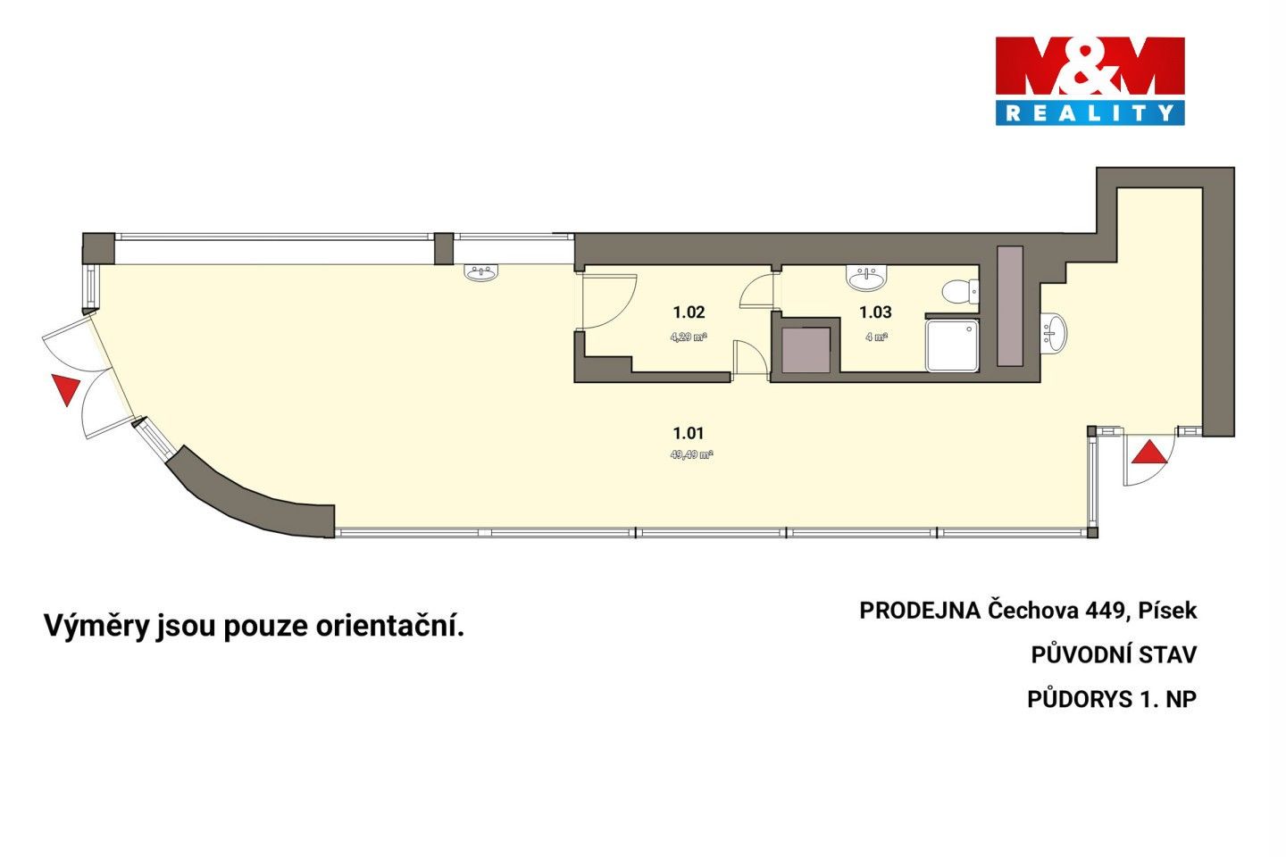 Pronájem komerčního prostoru 53 m² - foto 17