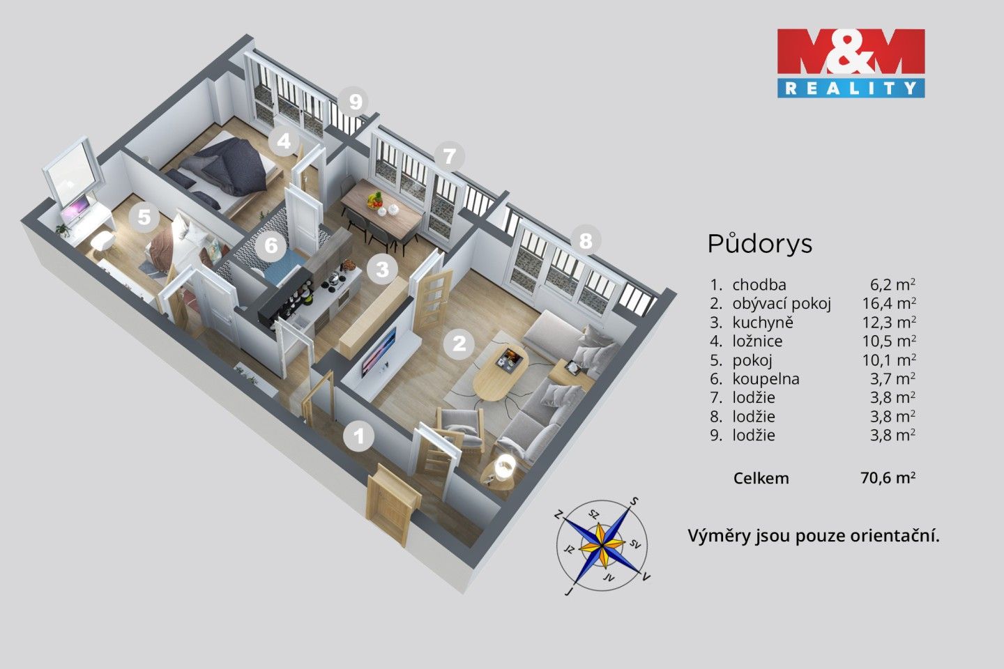 Prodej bytu 3+1 63 m² - foto 16