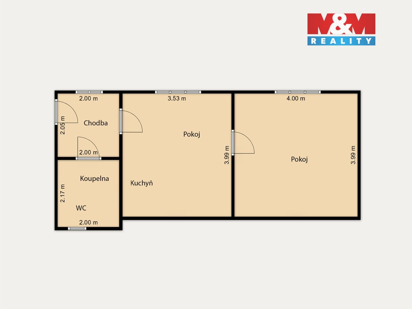 Prodej bytu 2+kk 45 m² - foto 12