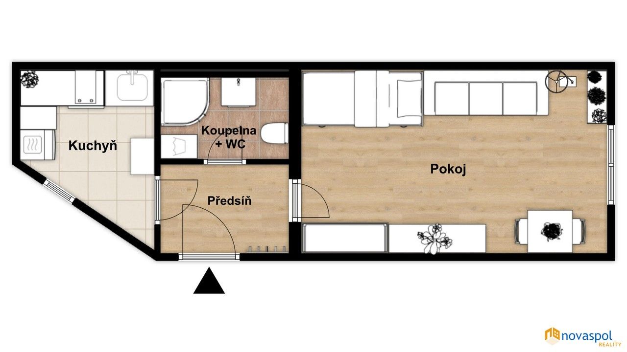 Prodej bytu 1+1 28 m² - foto 8