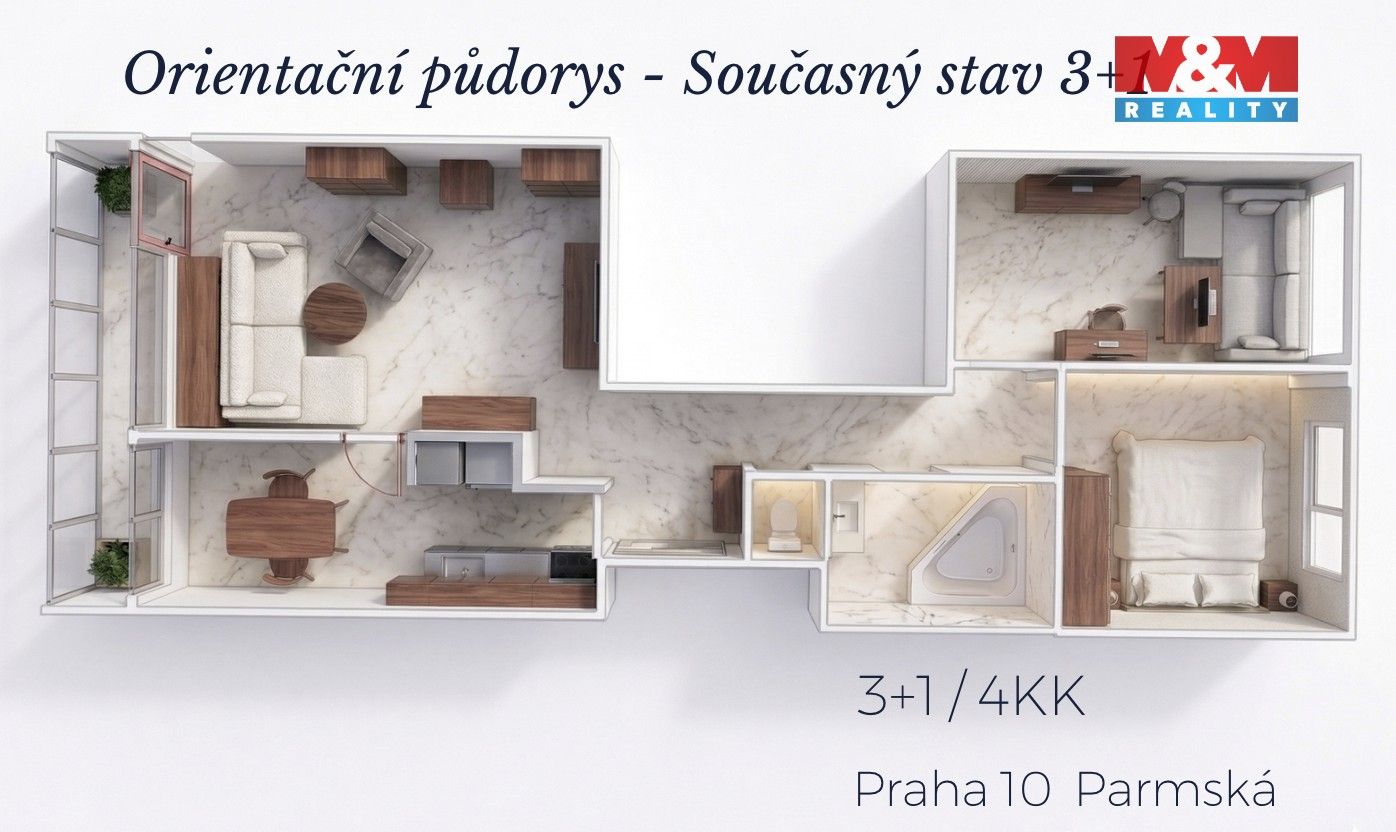 Prodej bytu 3+1 72 m² - foto 12