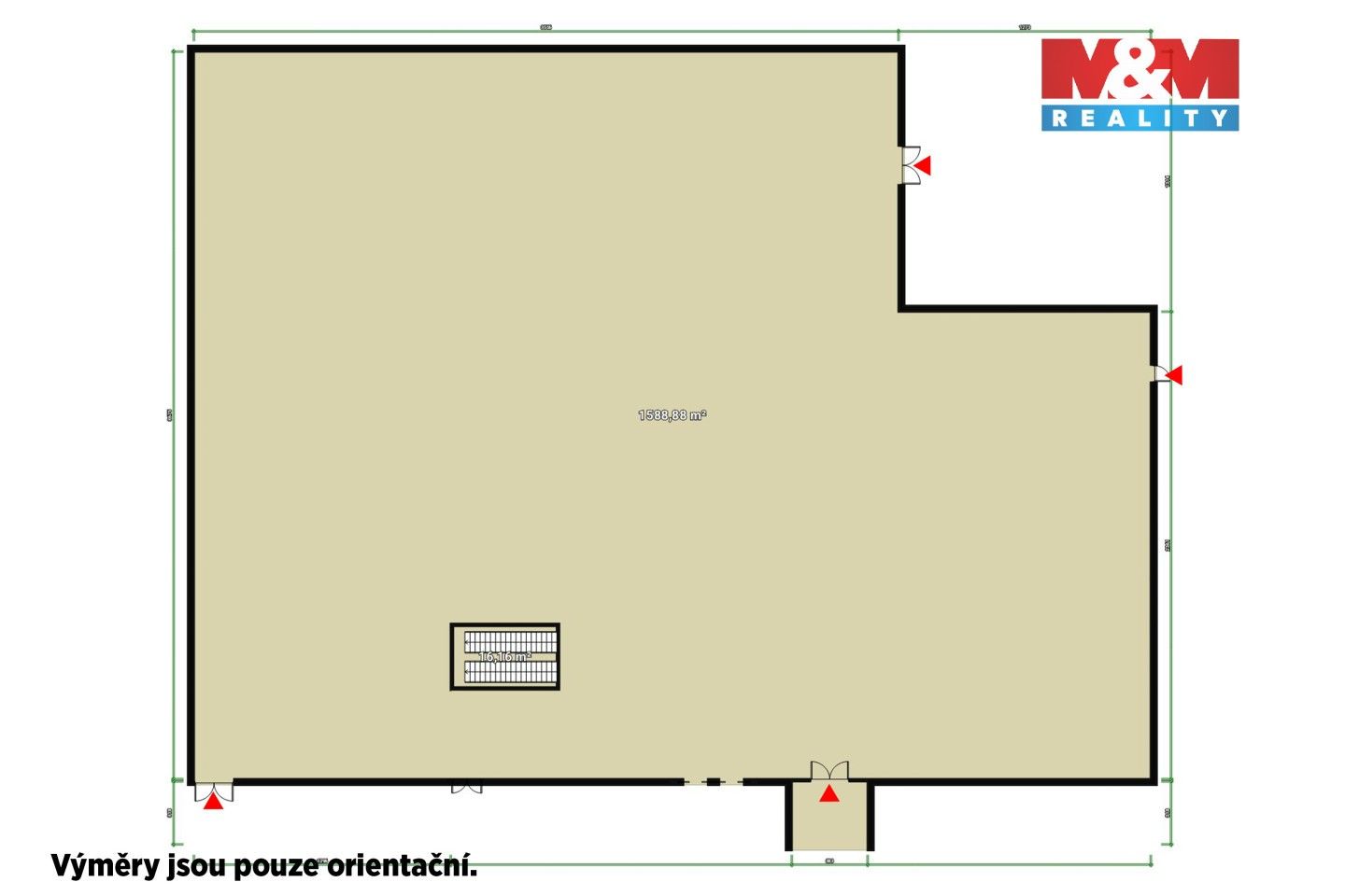 Pronájem komerčního prostoru 1603 m² - foto 3