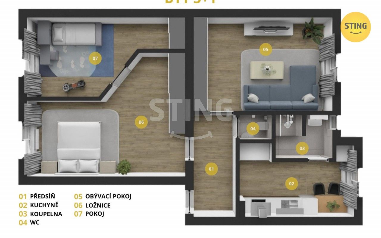 Prodej bytu 3+1 69 m² - foto 11