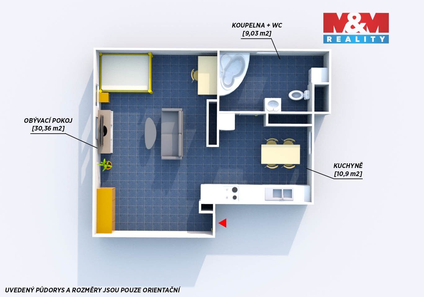 Prodej bytu 1+kk 55 m² - foto 5