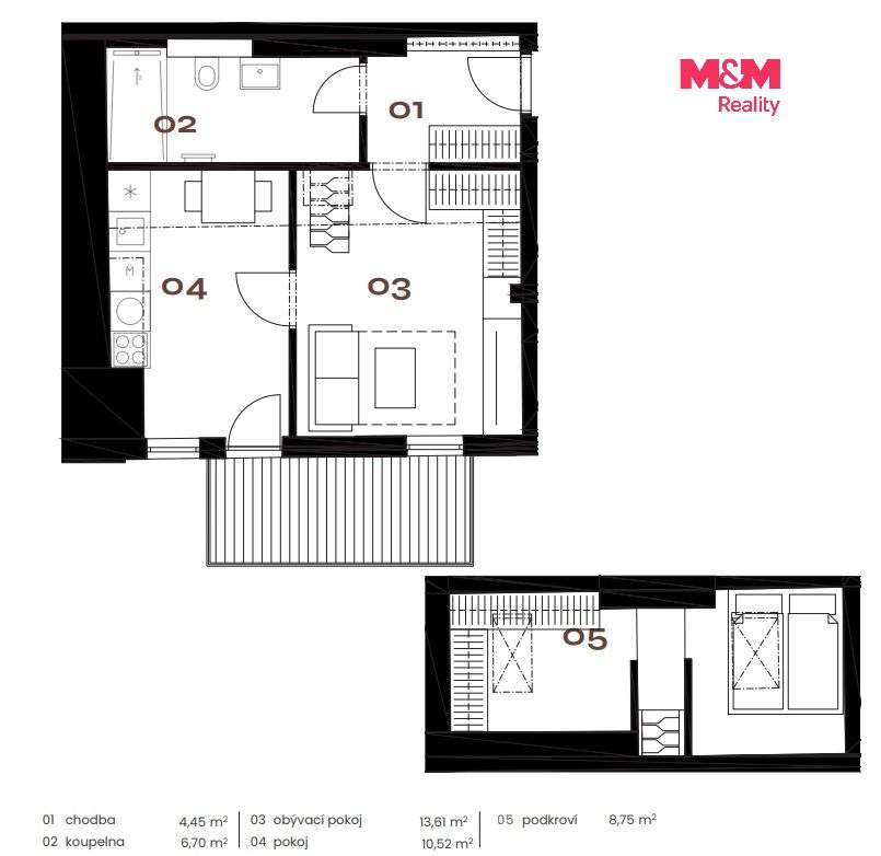 Prodej bytu 3+kk 36 m² - foto 8