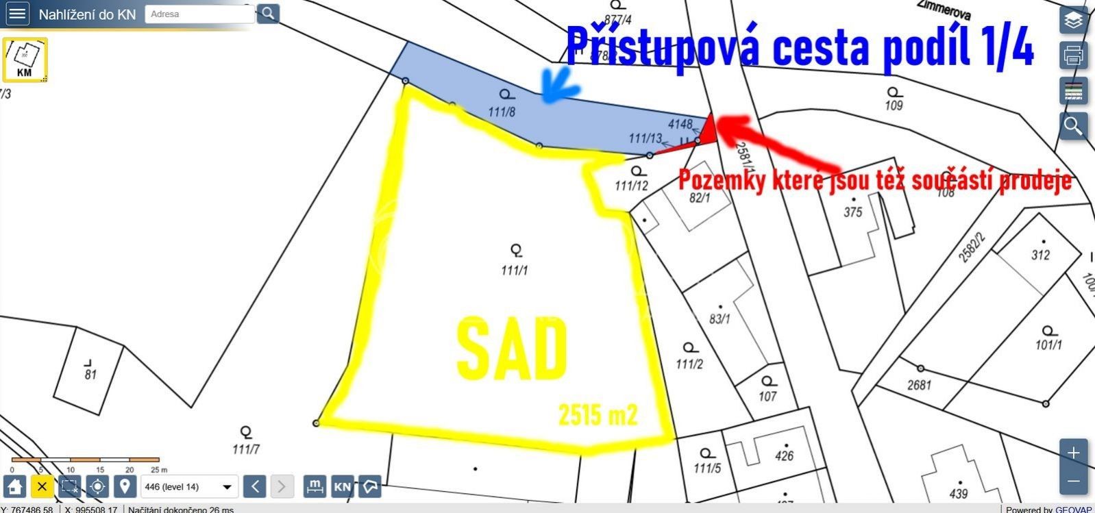 Prodej pozemku 2527 m² - foto 1