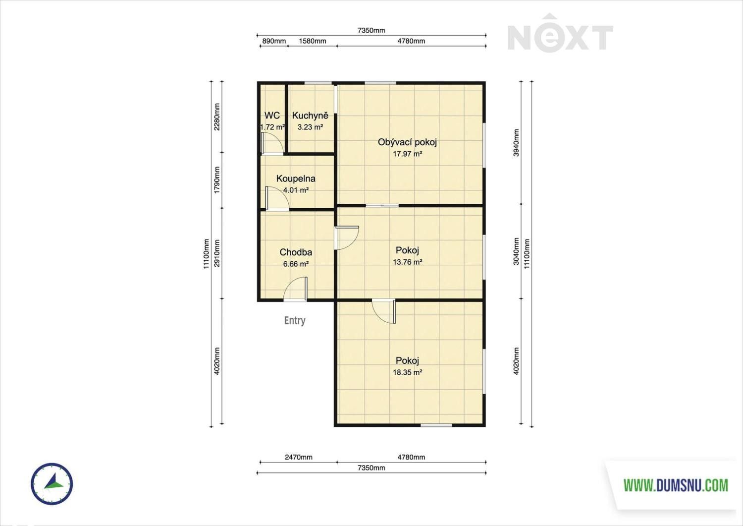 Prodej bytu 3+kk 65 m² - foto 22
