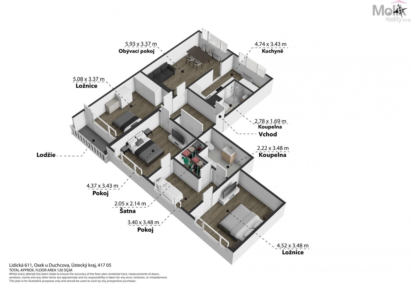 Prodej bytu 5+1 114 m² - foto 21