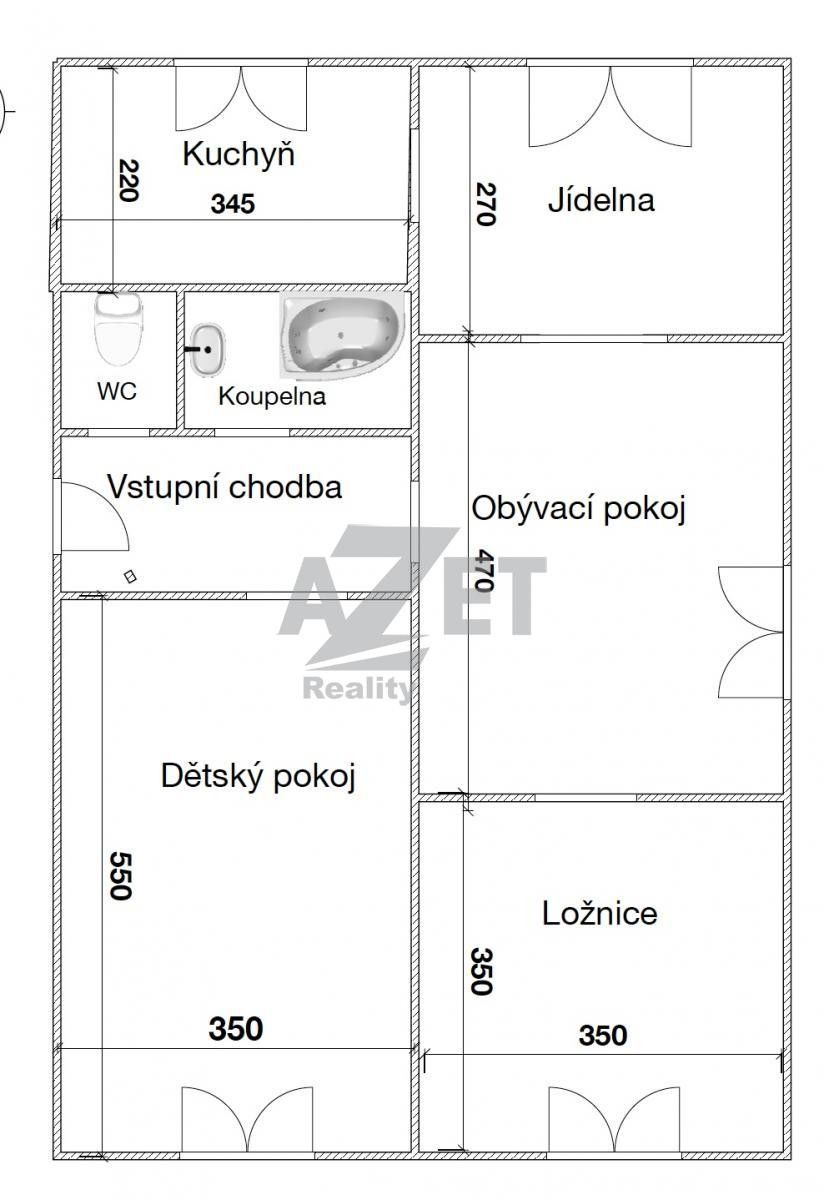 Prodej bytu 4+1 73 m² - foto 3