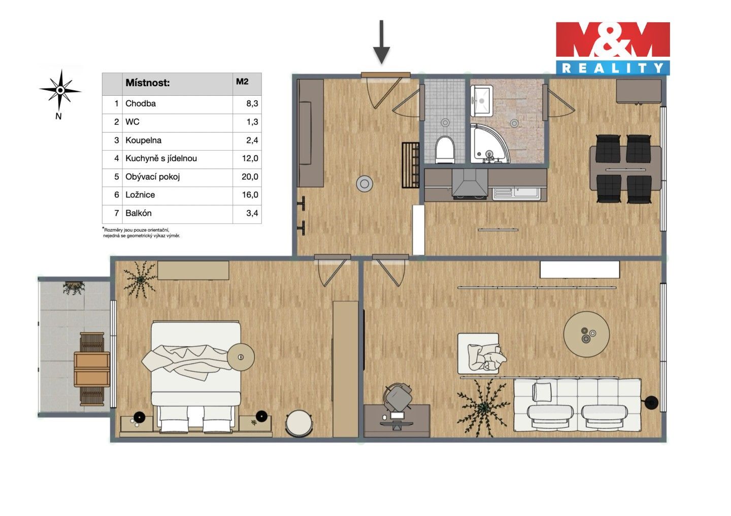 Prodej bytu 2+1 61 m² - foto 12