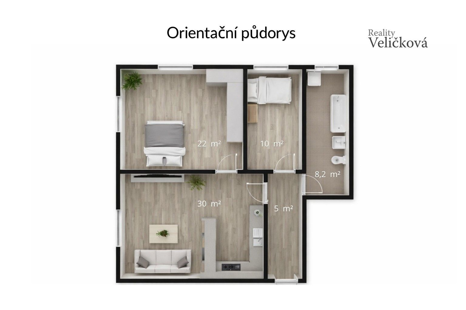 Prodej bytu 3+kk 75 m² - foto 3