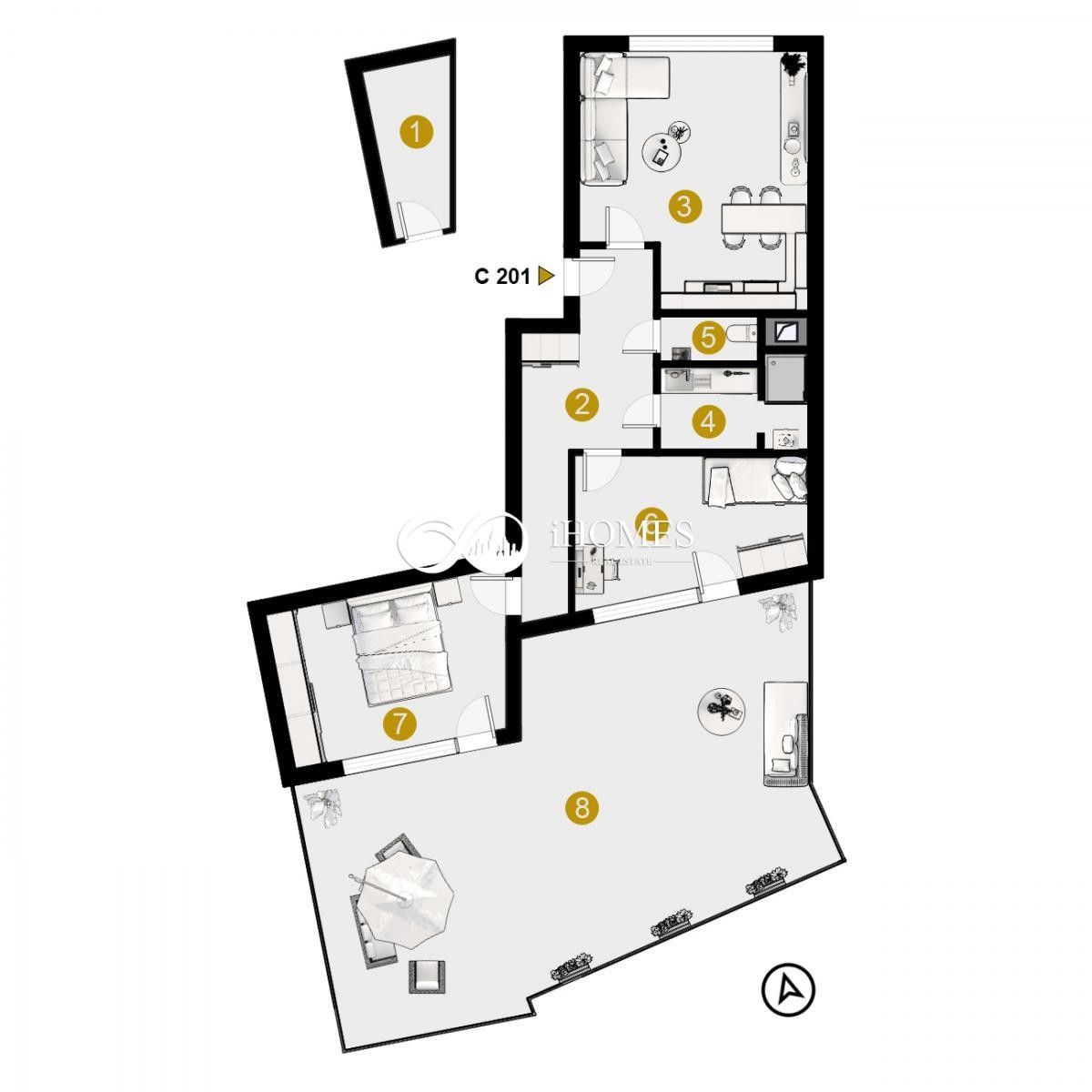 Prodej bytu 3+kk 76 m² - foto 2