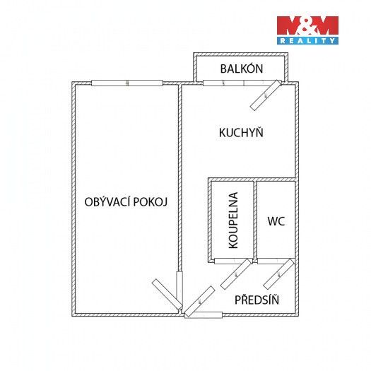 Prodej bytu 1+1 42 m² - foto 3