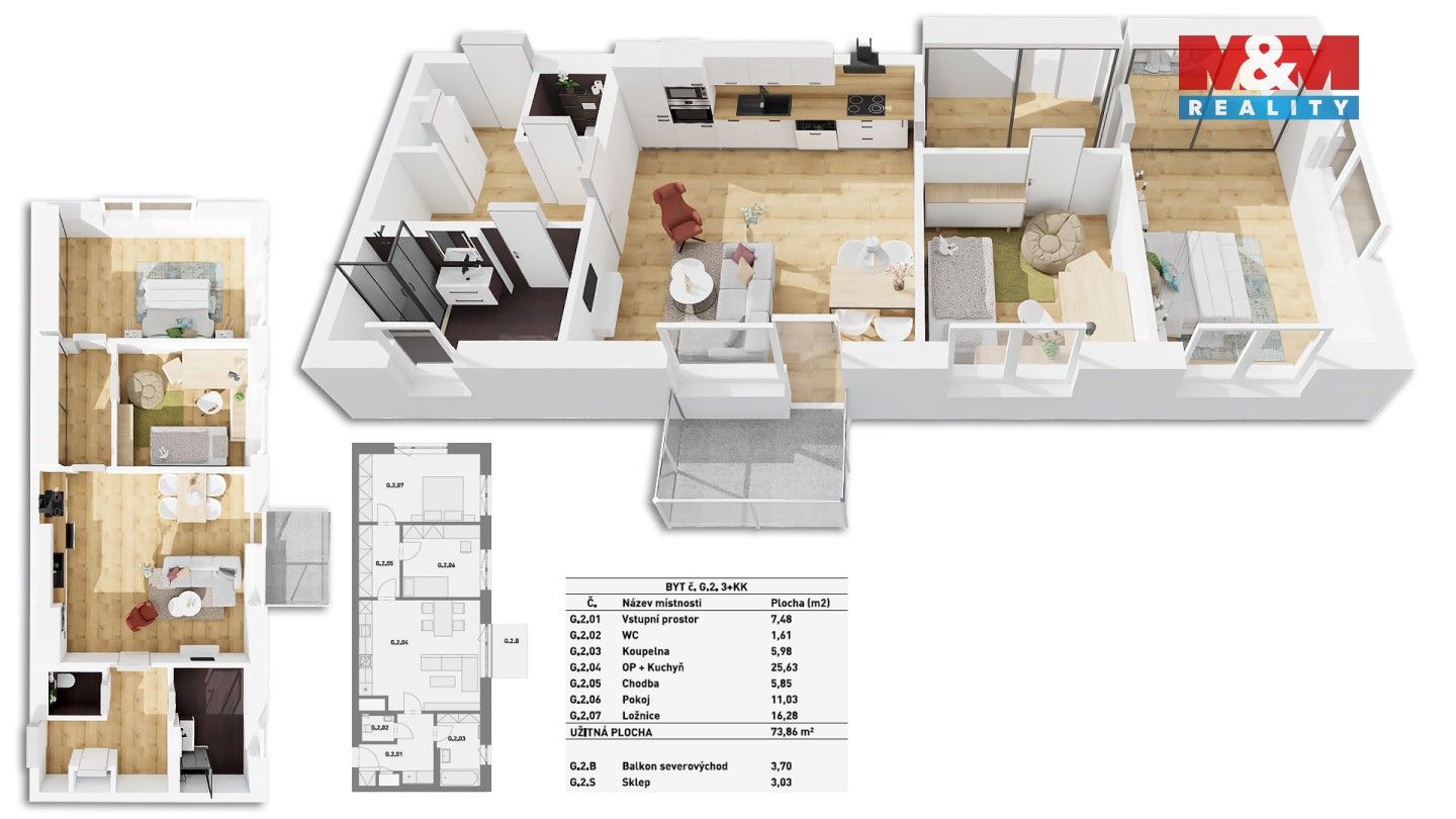 Prodej bytu 3+kk 83 m² - foto 5