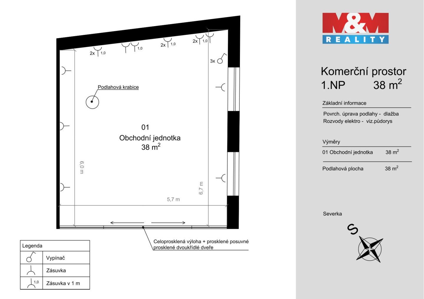 Pronájem komerčního prostoru 38 m² - foto 8