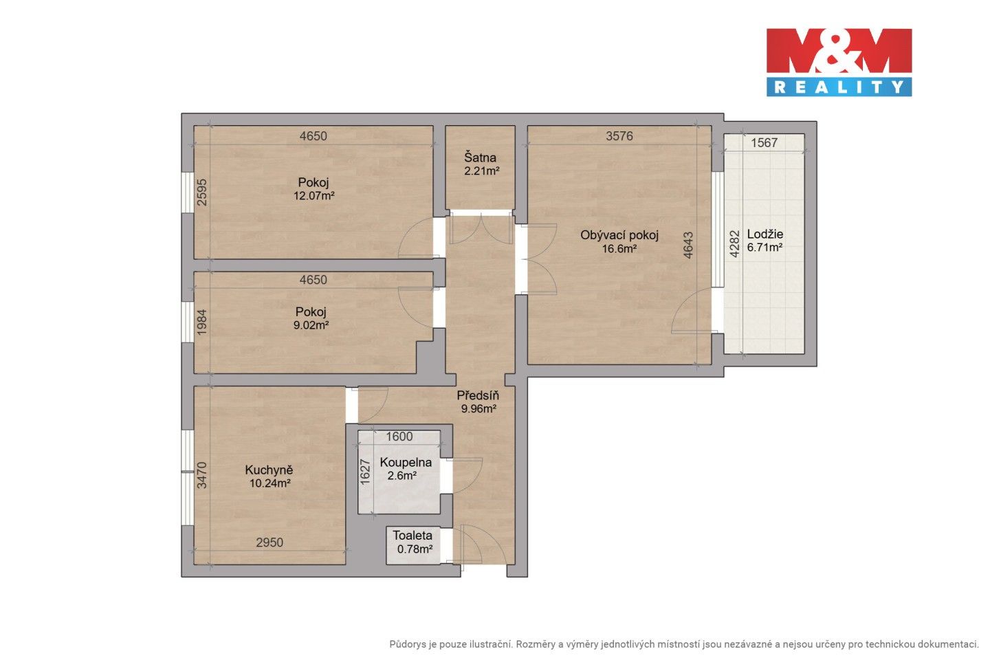 Prodej bytu 3+1 63 m² - foto 16