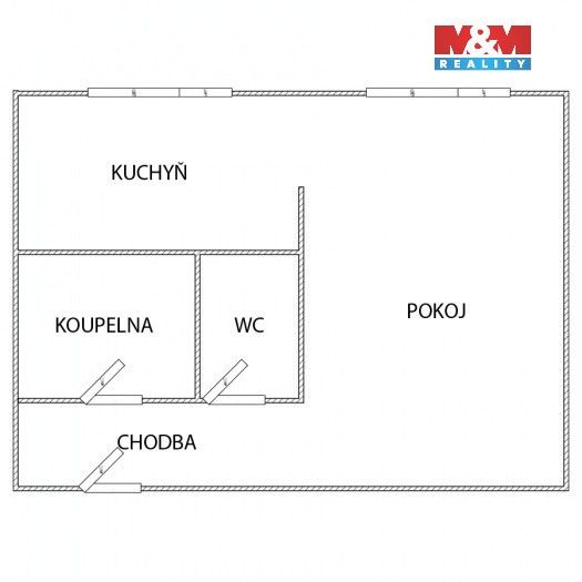 Pronájem bytu 1+1 33 m² - foto 9