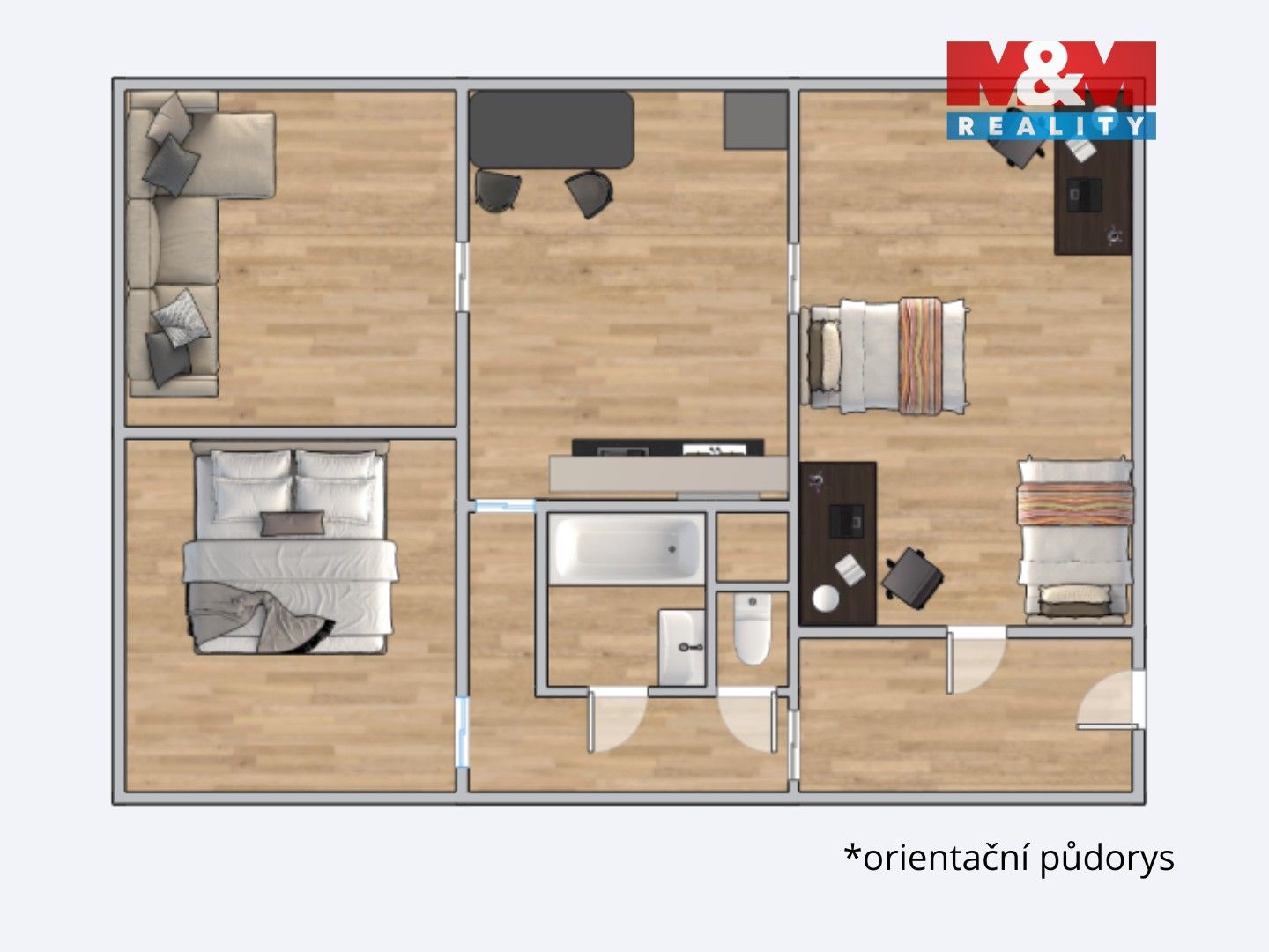 Prodej bytu 3+1 73 m² - foto 12