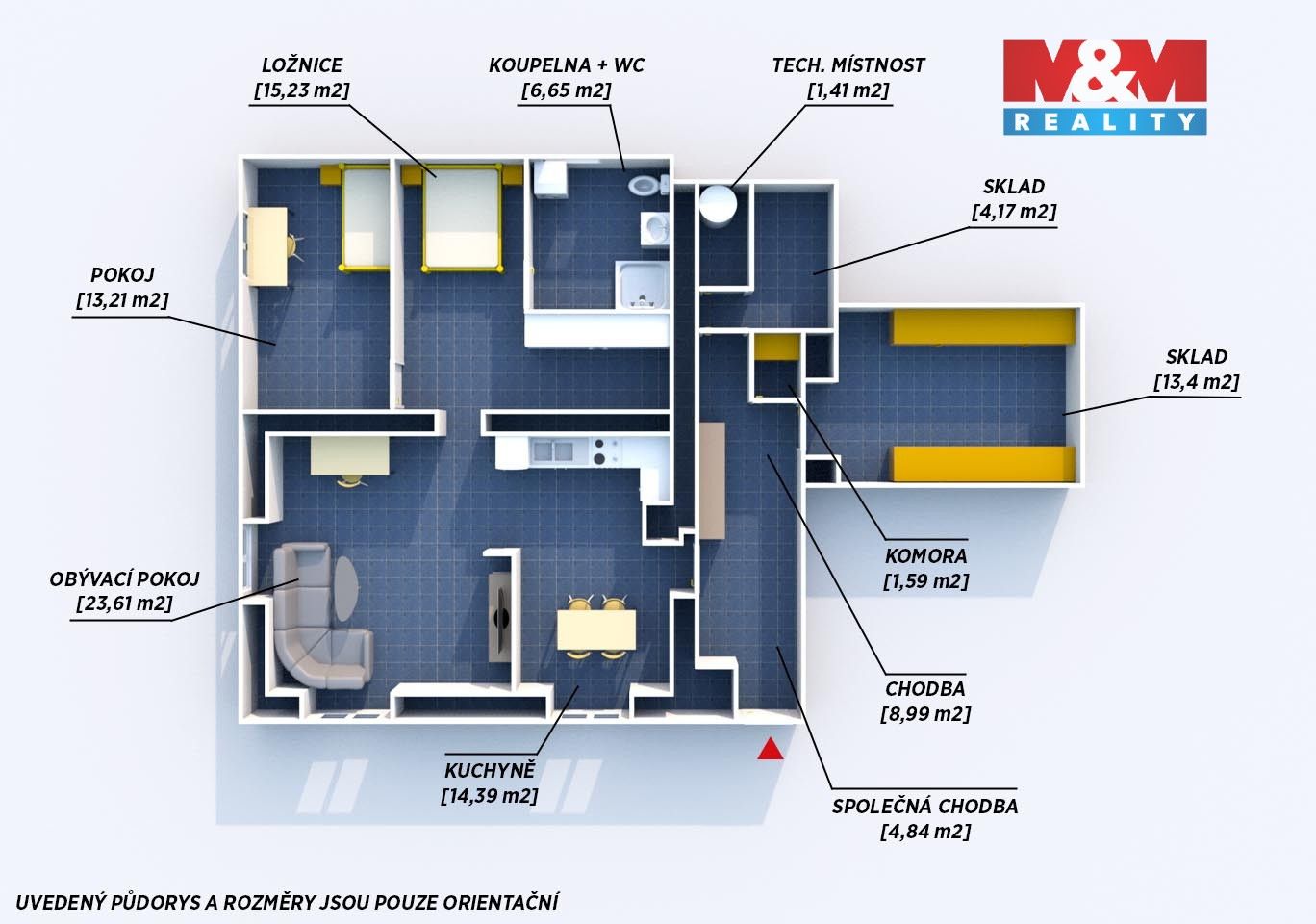 Prodej bytu 3+kk 73 m² - foto 15