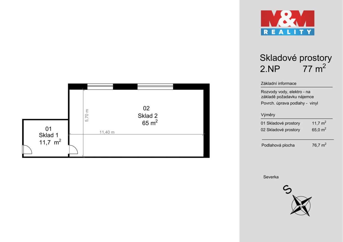Pronájem komerčního prostoru 77 m² - foto 5