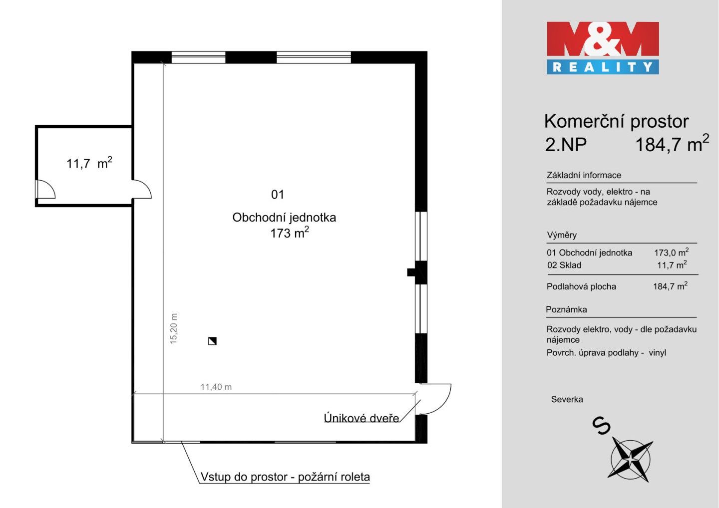 Pronájem komerčního prostoru 185 m² - foto 11