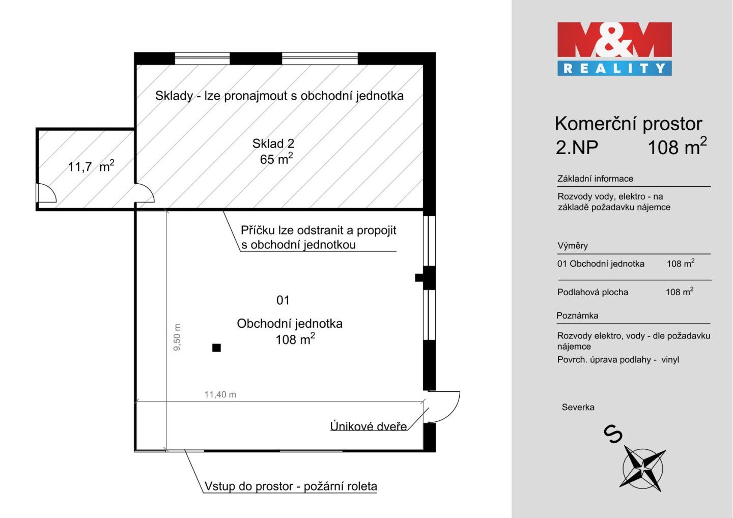 Pronájem komerčního prostoru 108 m² - foto 8