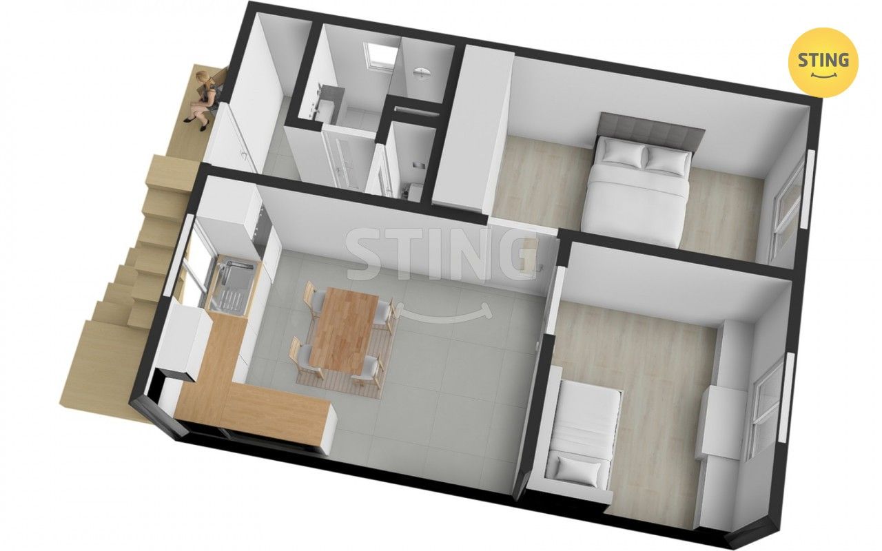 Prodej bytu 3+kk 60 m² - foto 6