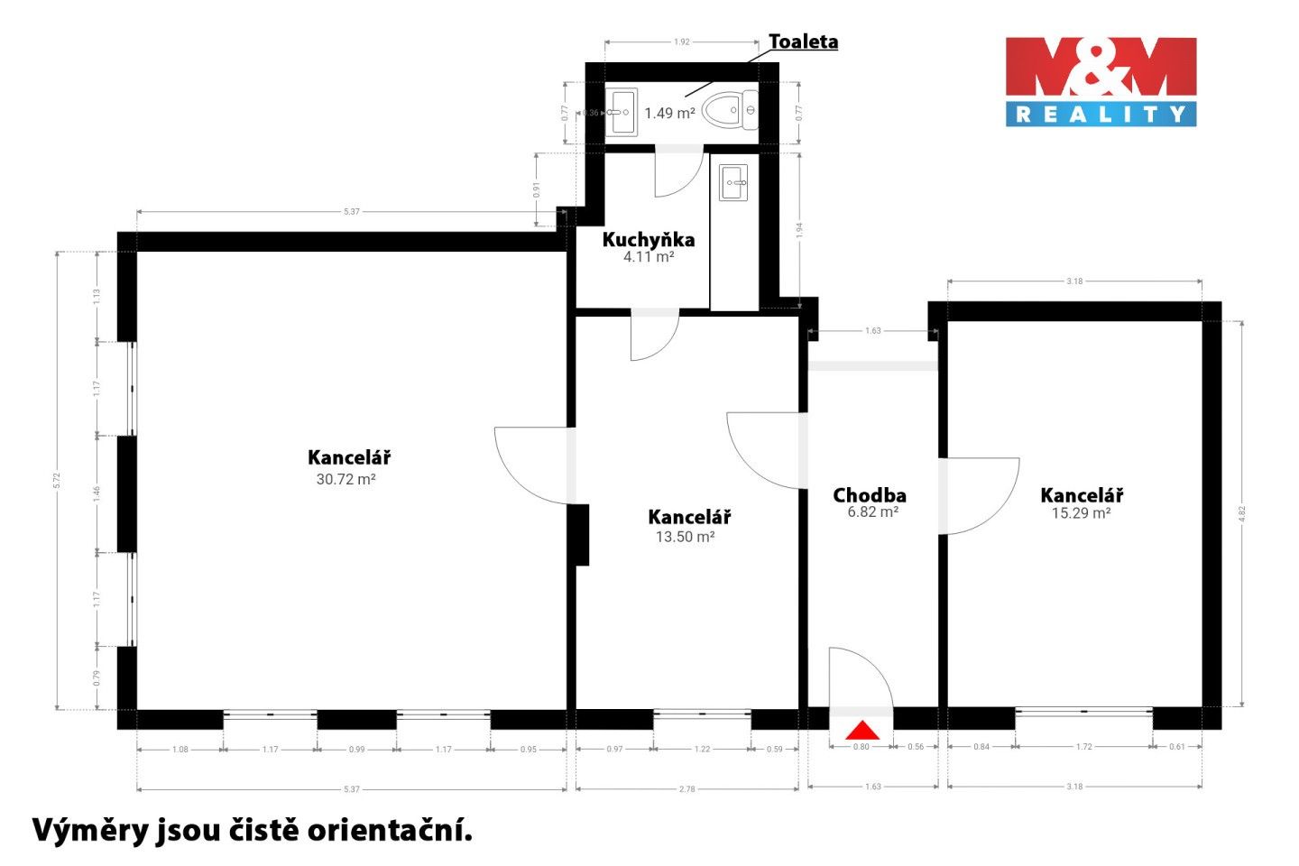 Pronájem komerčního prostoru 66 m² - foto 17