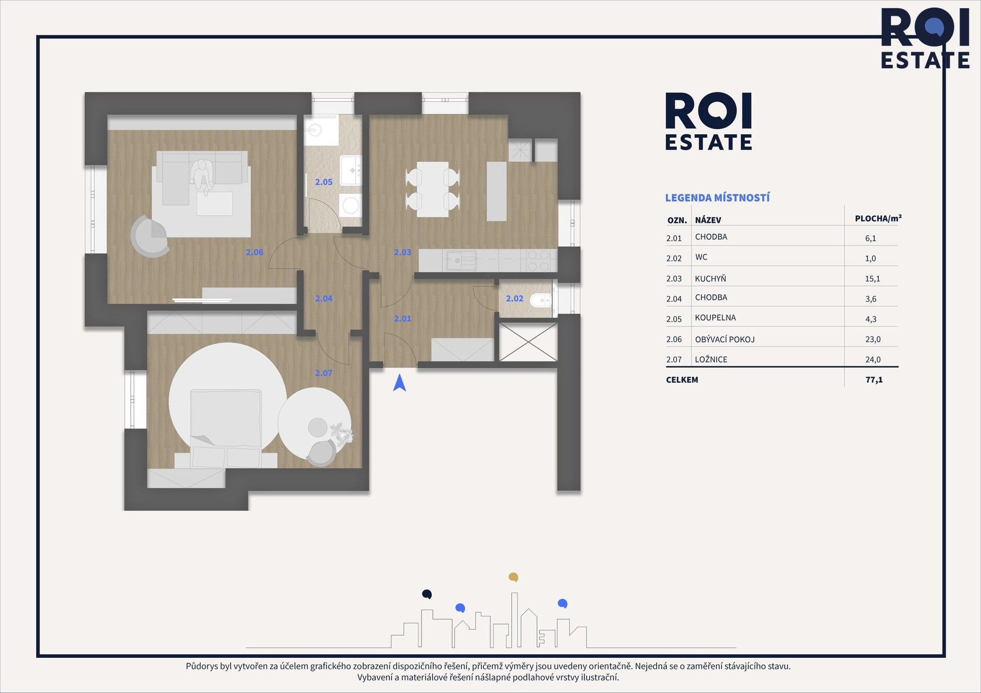 Prodej bytu 2+1 76 m² - foto 5